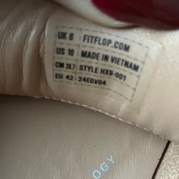 FITFLOP DELICATO Soft Leather Loafers in black New Size 10 - Picture 8 of 10